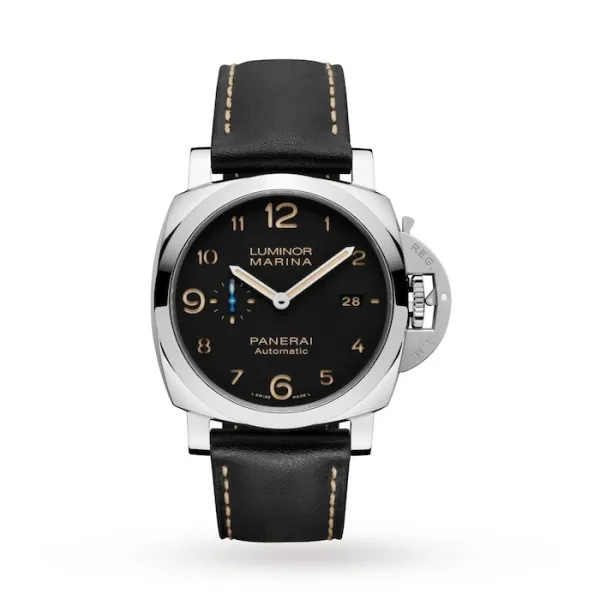 Panerai Luminor Men Automatic Black Calf Watch PAM01359 - Bestter Watches