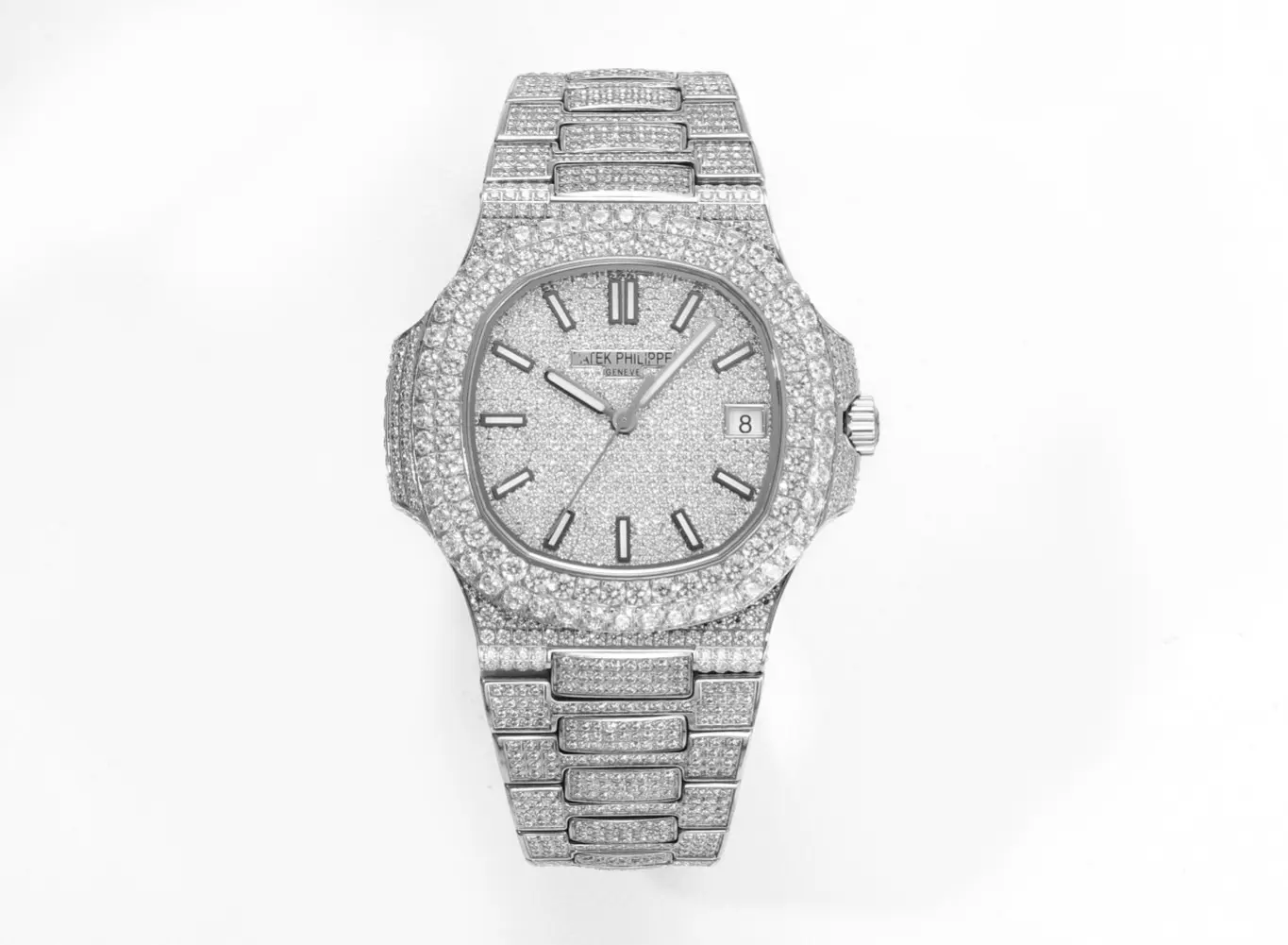 Patek Philippe Nautilus Full Star Platinum Watch - Bestter Watches