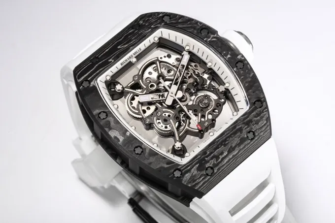 Richard Mille RM055 Black Carbon Fiber Watch - Bestter Watches