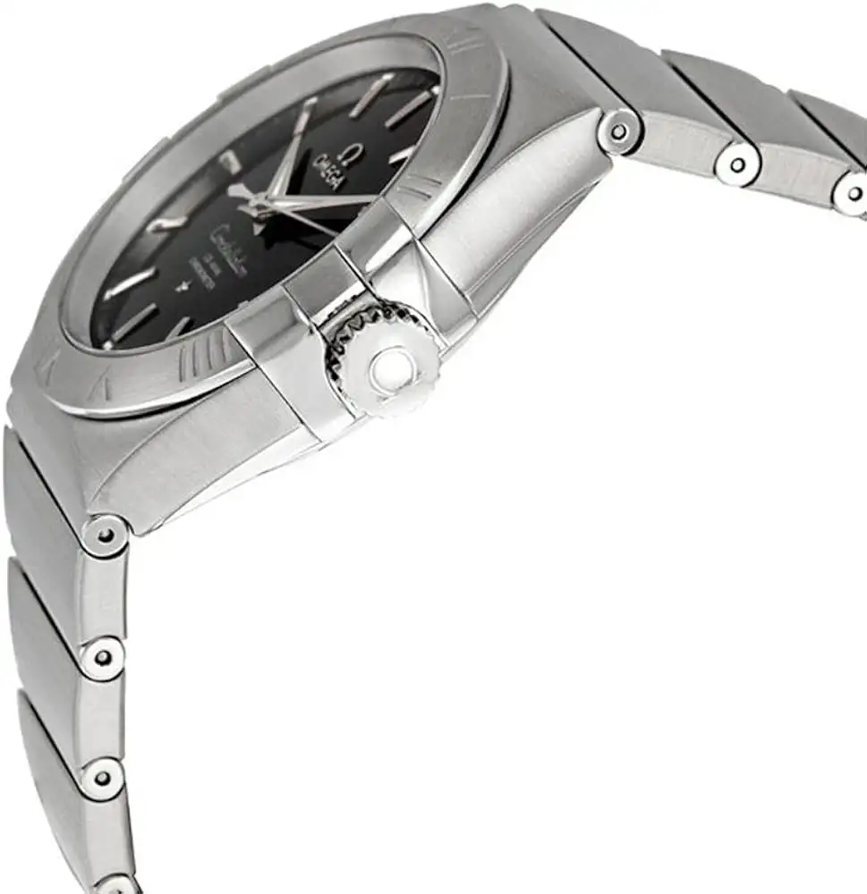 Omega Constellation Men Automatic Black Stainless Steel Watch O13110362001001 - Bestter Watches