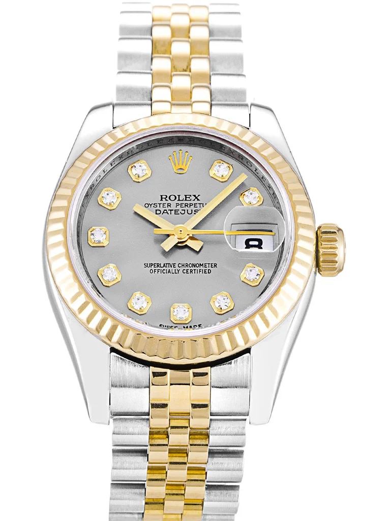 Rolex Lady-Datejust 26mm Silver Dial 179173 - Bestter Watches