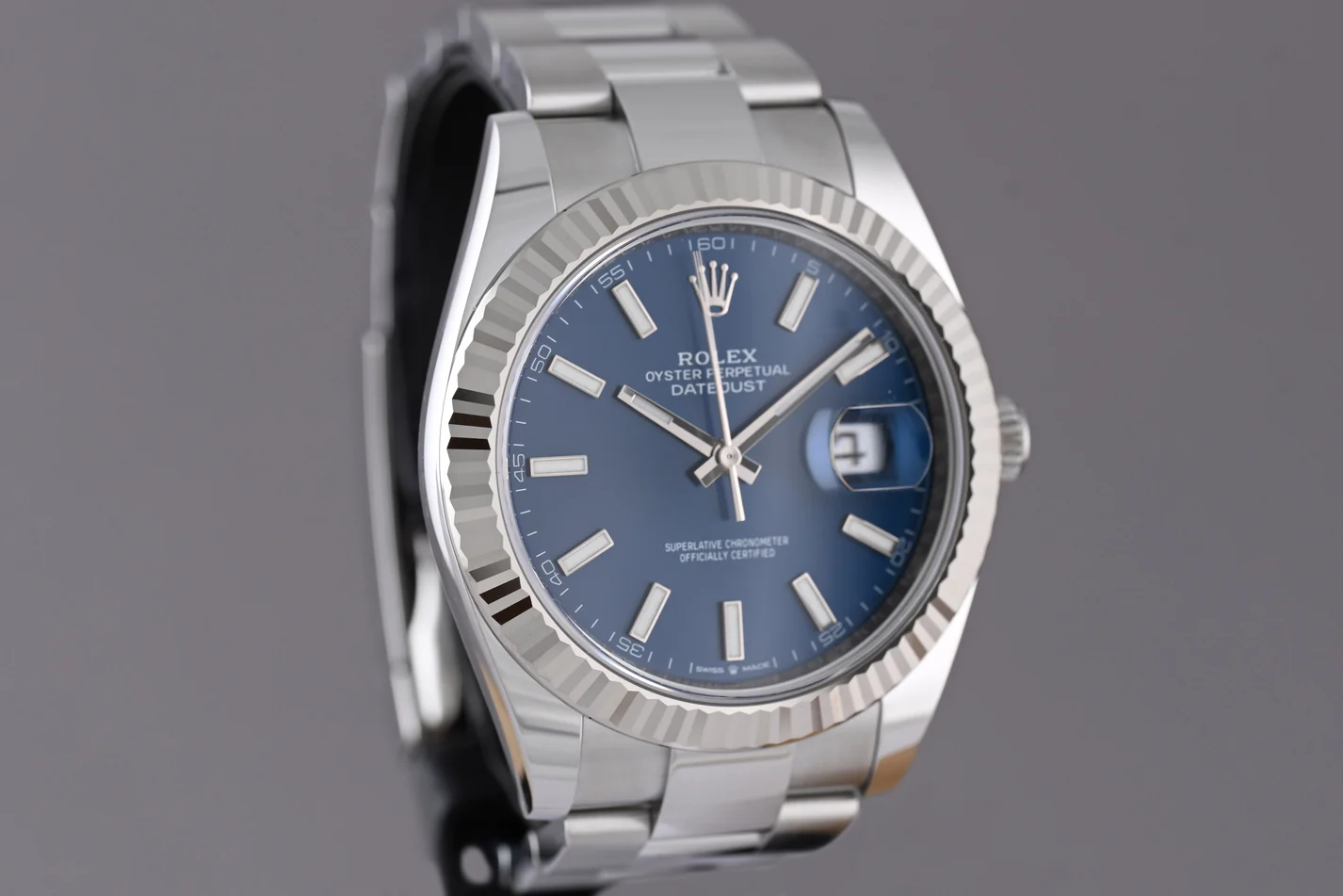 Rolex Datejust 41mm Blue Dial 126334 Oyster - Bestter Watches