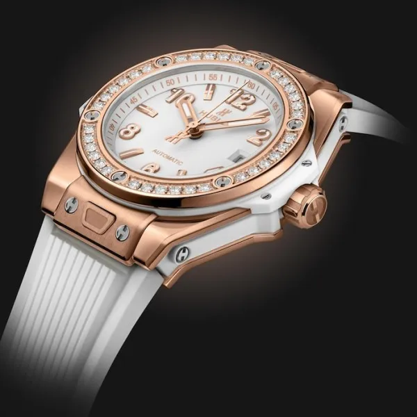 Hublot Big Bang Women Automatic White Rubber Watch 485.OE.2080.RW.1204 - Bestter Watches