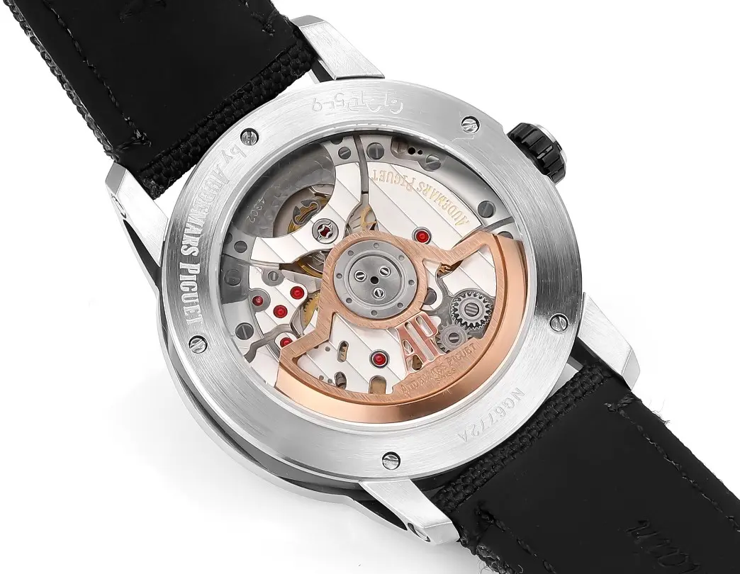 watch Audemars Pigeut CODE 11.59 Smoke Grey Dial Stainless Steel Case Black Fabric Strap Automatic Watch 41mm - Bestter Watches