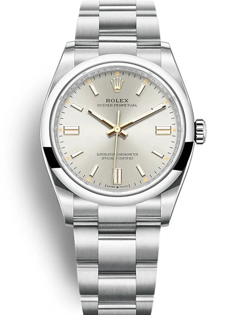 Rolex Oyster Perpetual Lady 36mm Silver Dial 126000 - Bestter Watches