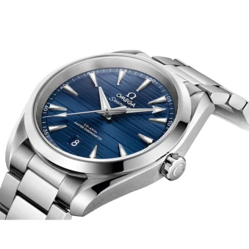 Omega Seamaster Aqua Terra Men Automatic Blue Stainless Steel Watch O22010382003001 - Bestter Watches