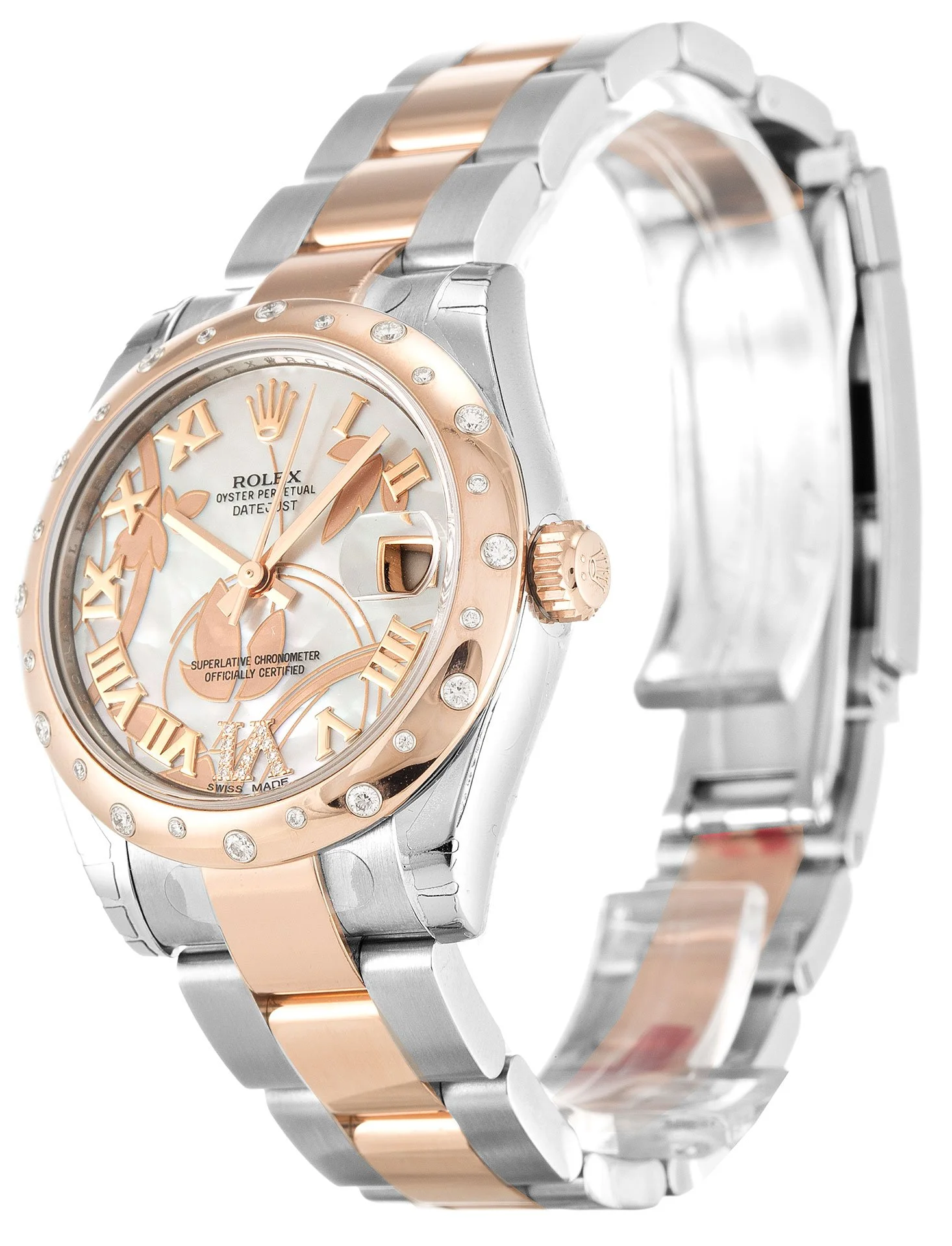 Rolex Lady-Datejust 31mm White Floral Dial 178341 - Bestter Watches