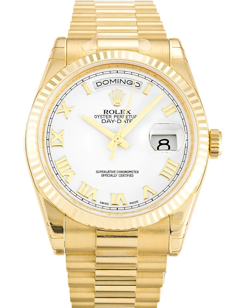 Rolex Day-Date 36mm White Dial 118238 - Bestter Watches