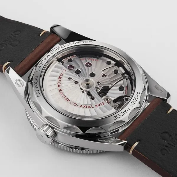 Omega Seamaster Men Automatic Black Calf Watch O23432412101001 - Bestter Watches