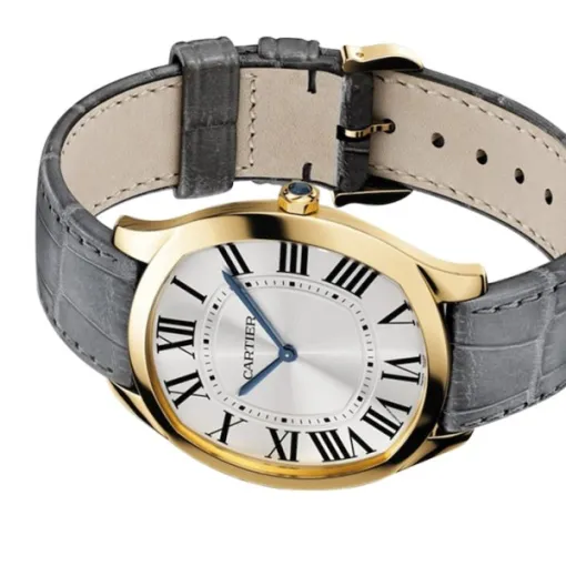 Cartier Drive de Cartier Men Automatic Silver Leather Watch WGNM0011 - Bestter Watches