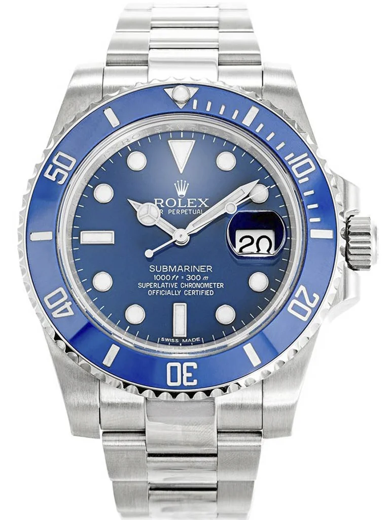 Rolex Submariner 40mm Blue Dial 116619LB  Smurf - Bestter Watches