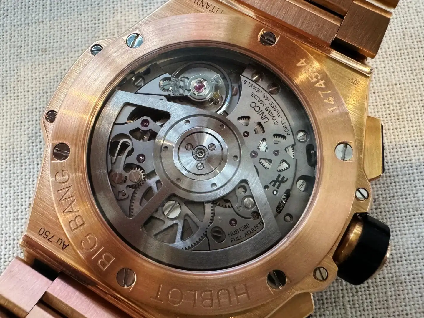 Hublot Big Bang Men Automatic Black 18ct Rose Gold Watch 451.OX.1180.OX - Bestter Watches