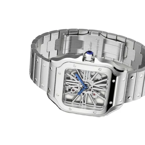 Cartier Santos de Cartier Men Automatic Silver Stainless Steel Watch WHSA0015 - Bestter Watches