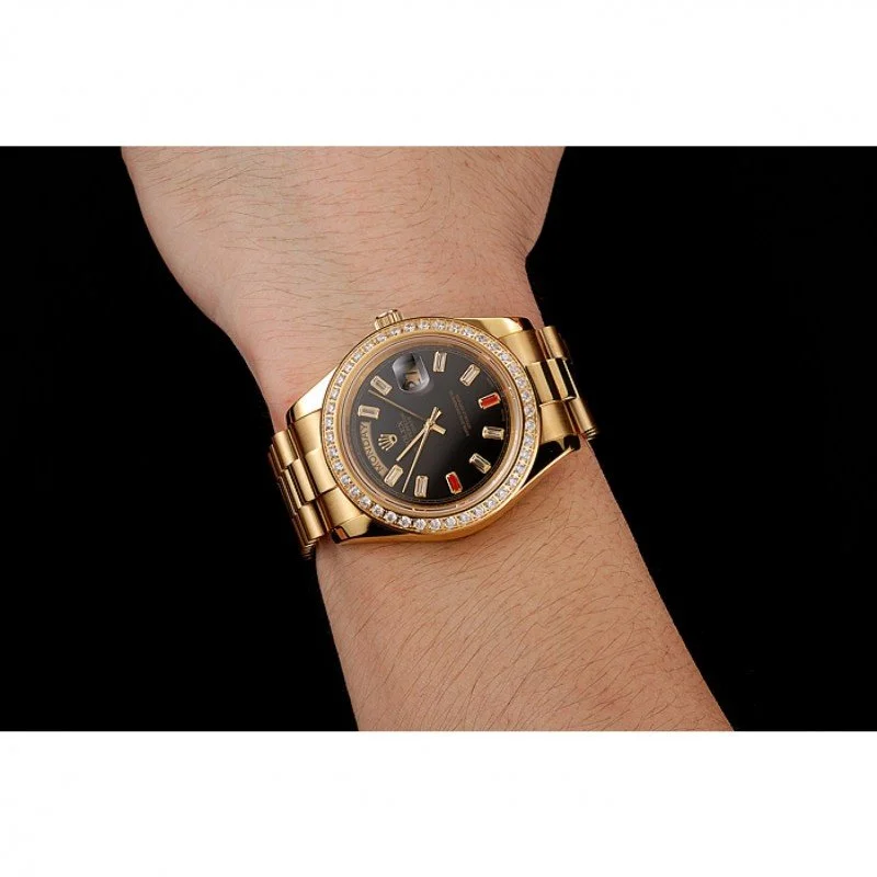 Superclone Rolex Day-Date 36mm Black Dial 1454101 - Bestter Watches