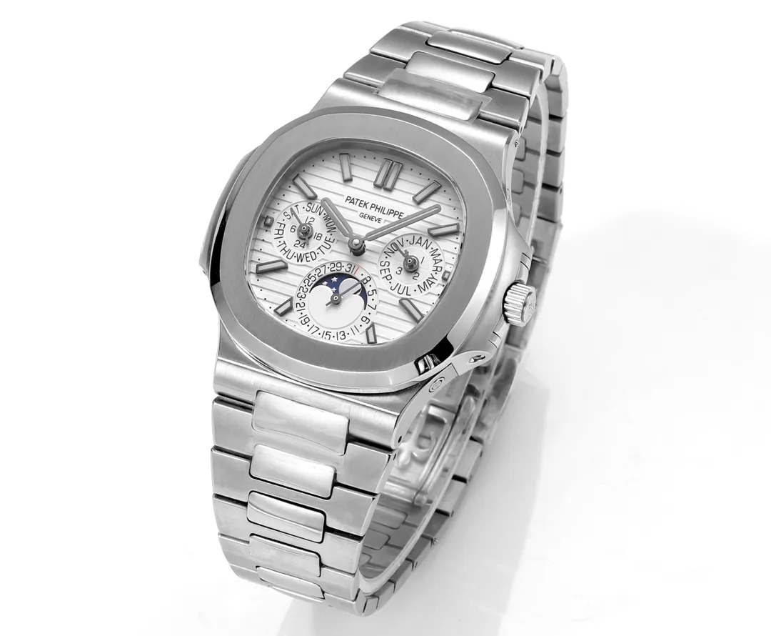 Patek Philippe Silver Nautilus Watch - Bestter Watches