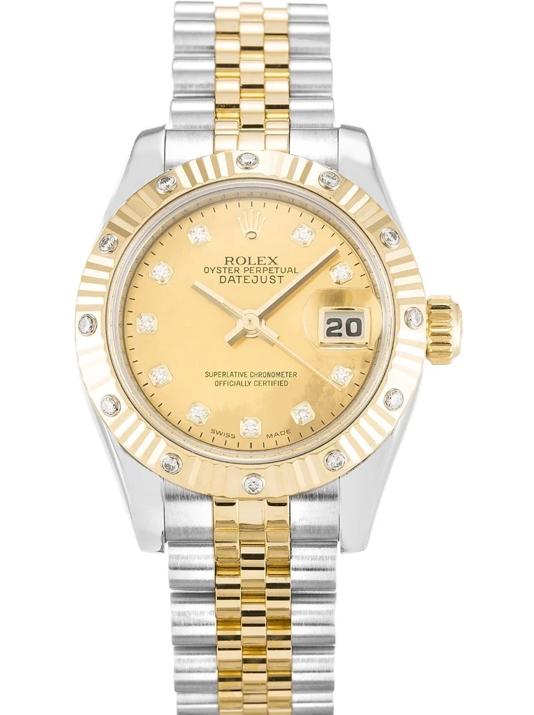 Rolex Lady-Datejust 26mm Champagne Dial 179313-2 - Bestter Watches