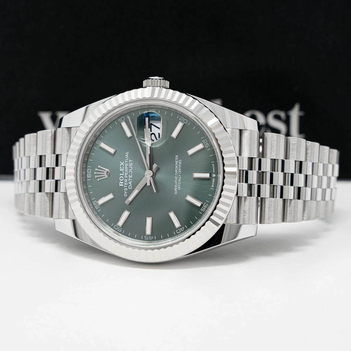 Rolex Datejust 41mm Green Dial 126334 Jubilee - Bestter Watches