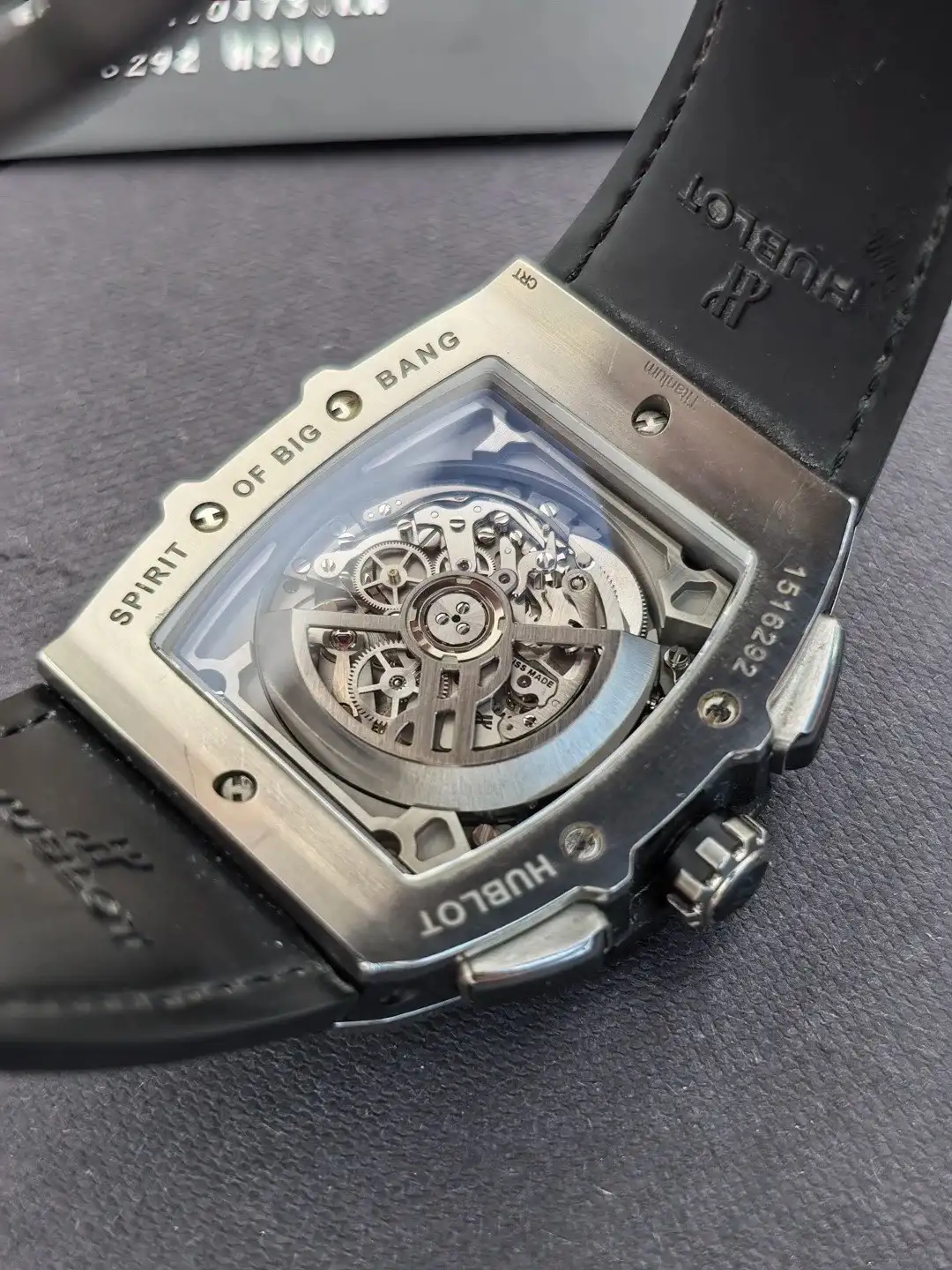 Hublot Spirit Of Big Bang Men Automatic Black Rubber Watch 601.NM.0173.RX - Bestter Watches