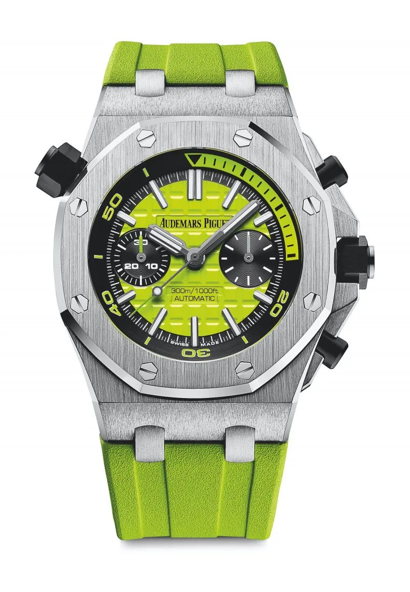 Audemars Piguet Royal Oak Offshore Diver Chronograph Green 26703ST.OO.A038CA.01 - Bestter Watches