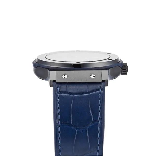 Hublot Classic Fusion Men Automatic Blue Rubber and Alligator Watch 511.CM.7170.LR - Bestter Watches
