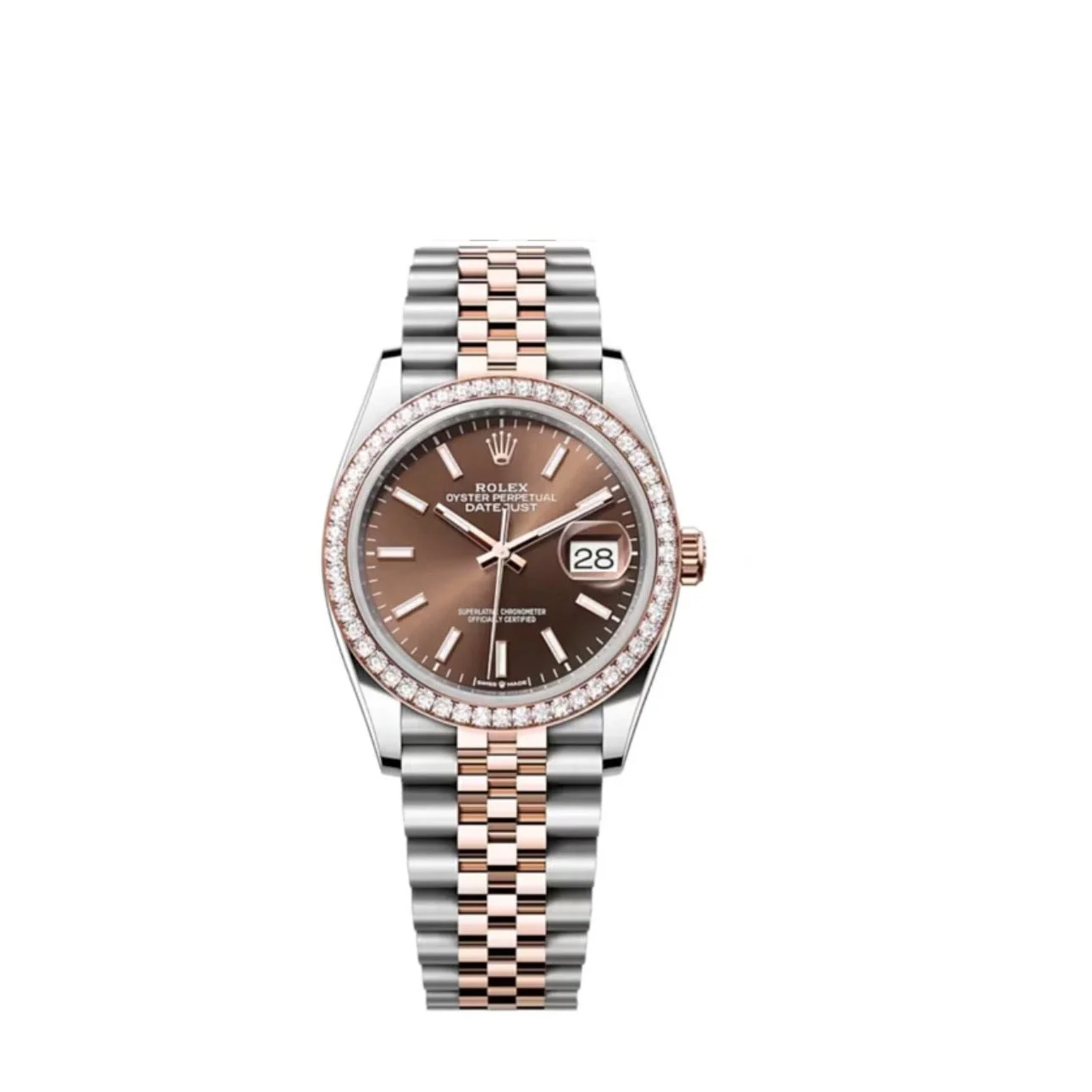 Superclone Rolex Datejust 36 mm Chocolate Dial 126281RBR - Bestter Watches