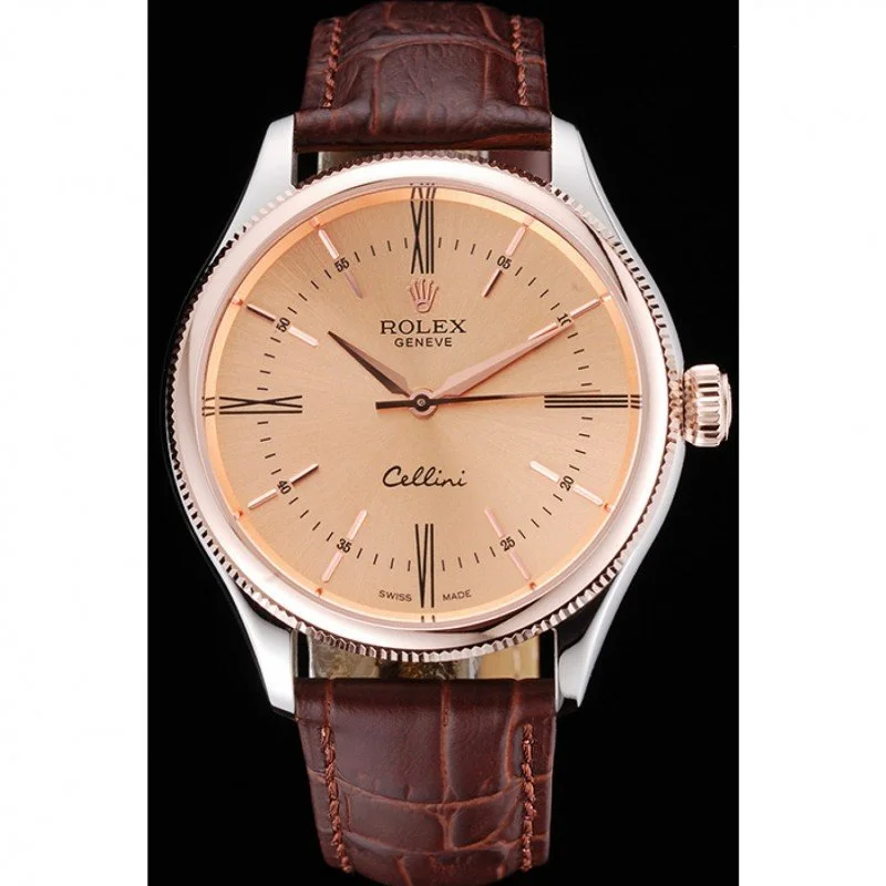 Rolex Cellini 40mm Orange Dial 622840 - Bestter Watches