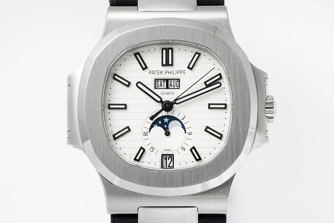 Patek Philippe Nautilus Blue Rubber Strap Watch - Bestter Watches