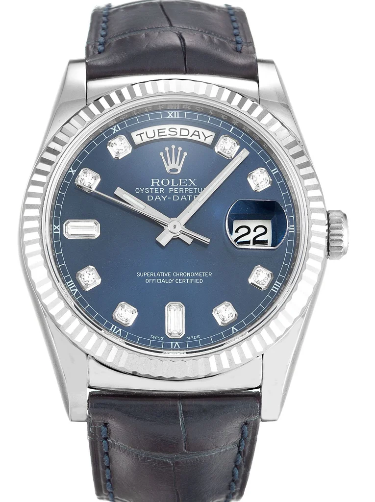 Rolex Day-Date 36mm Blue Dial 118139 - Bestter Watches