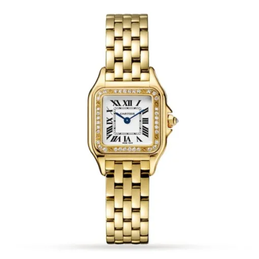 Cartier Panthère de Cartier Women Quartz Silver 18ct Gold Watch WJPN0015 - Bestter Watches