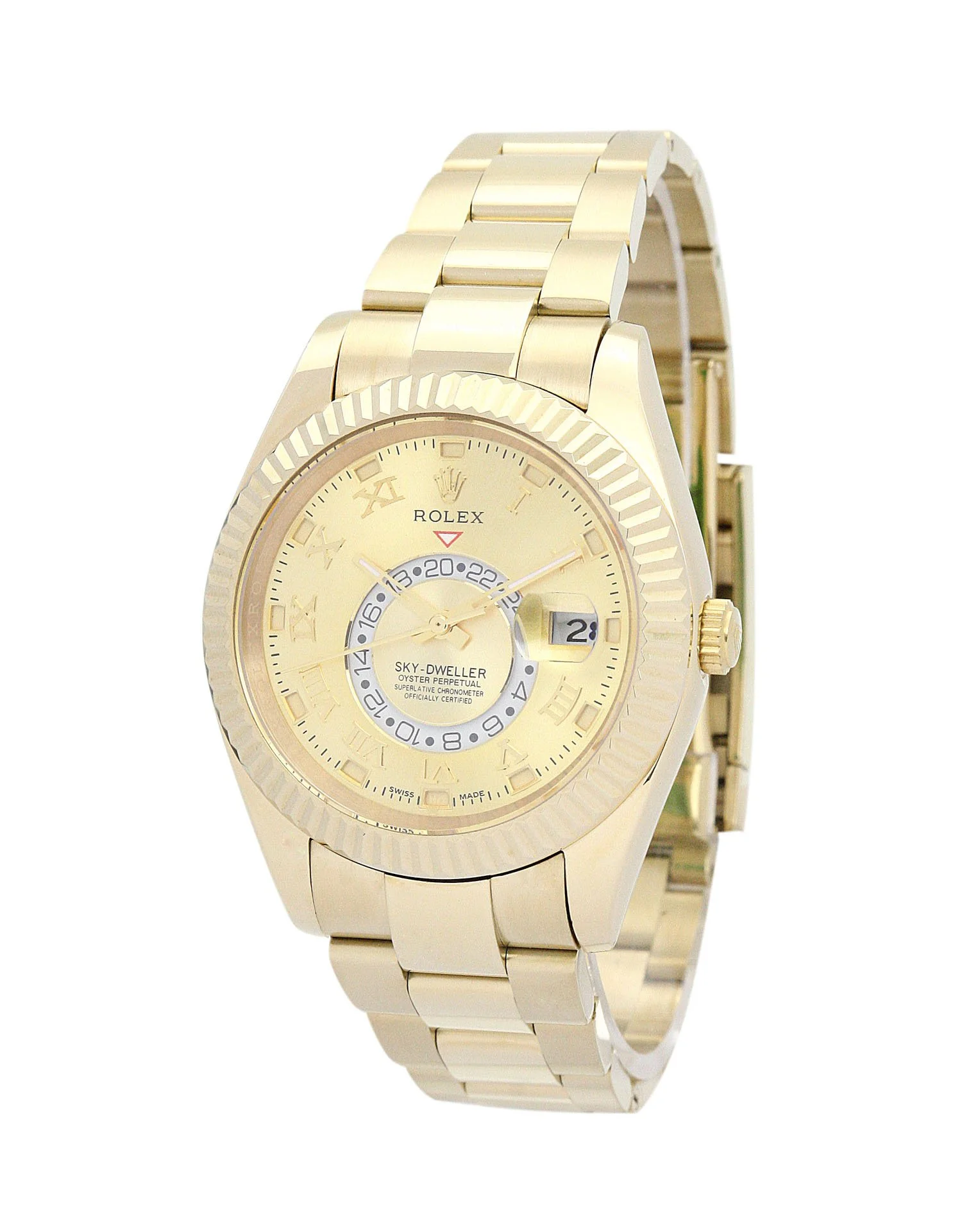 Rolex Sky-Dweller 42mm Champagne Dial 326938 - Bestter Watches