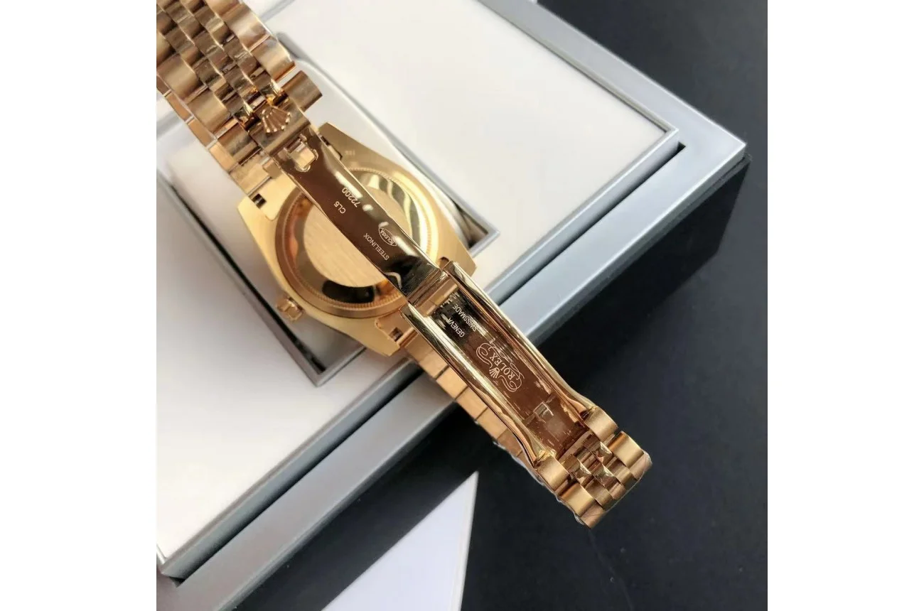 Couple Watches Rolex Datejust 36/28mm RG/RG Jub White/Dial - Bestter Watches