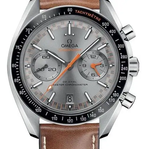 Omega Speedmaster Men Automatic Grey Leather Watch O32932445106001 - Bestter Watches