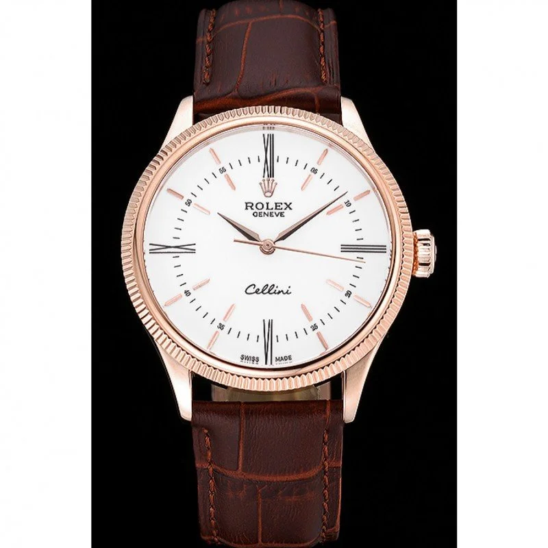 Superclone Rolex Cellini 39mm White Dial 622655 - Bestter Watches