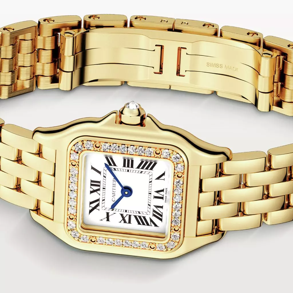 Cartier Panthère de Cartier Women Quartz Silver 18ct Gold Watch WJPN0015 - Bestter Watches