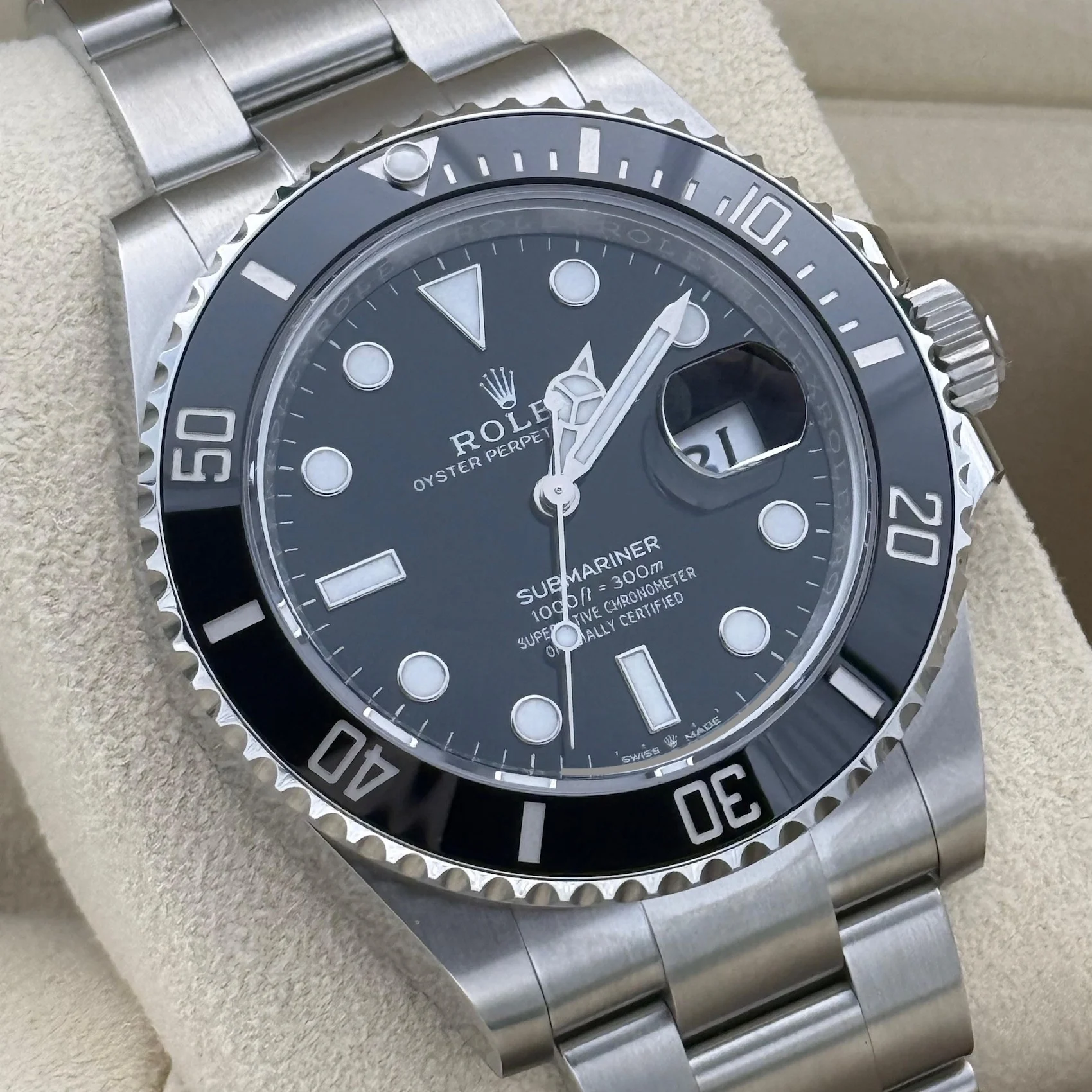 Superclone Rolex Submariner 41mm Black Dial 126610LN - Bestter Watches