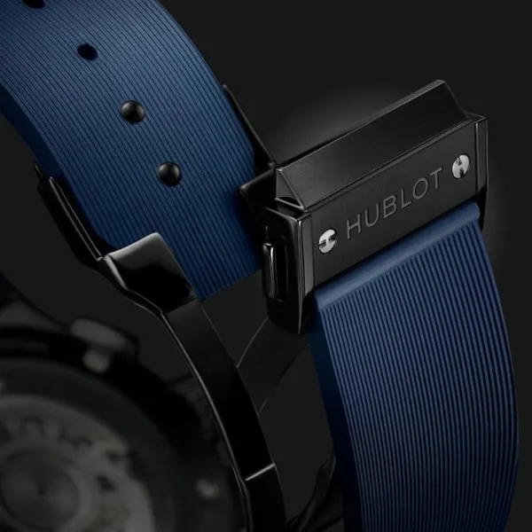 Hublot Classic Fusion Men Automatic Blue Rubber Watch 521.CM.7170.RX - Bestter Watches