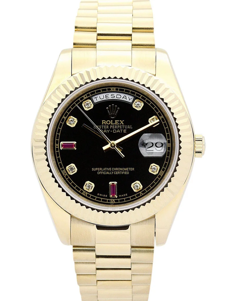 Rolex Day-Date 36mm Black Dial 118238 - Bestter Watches