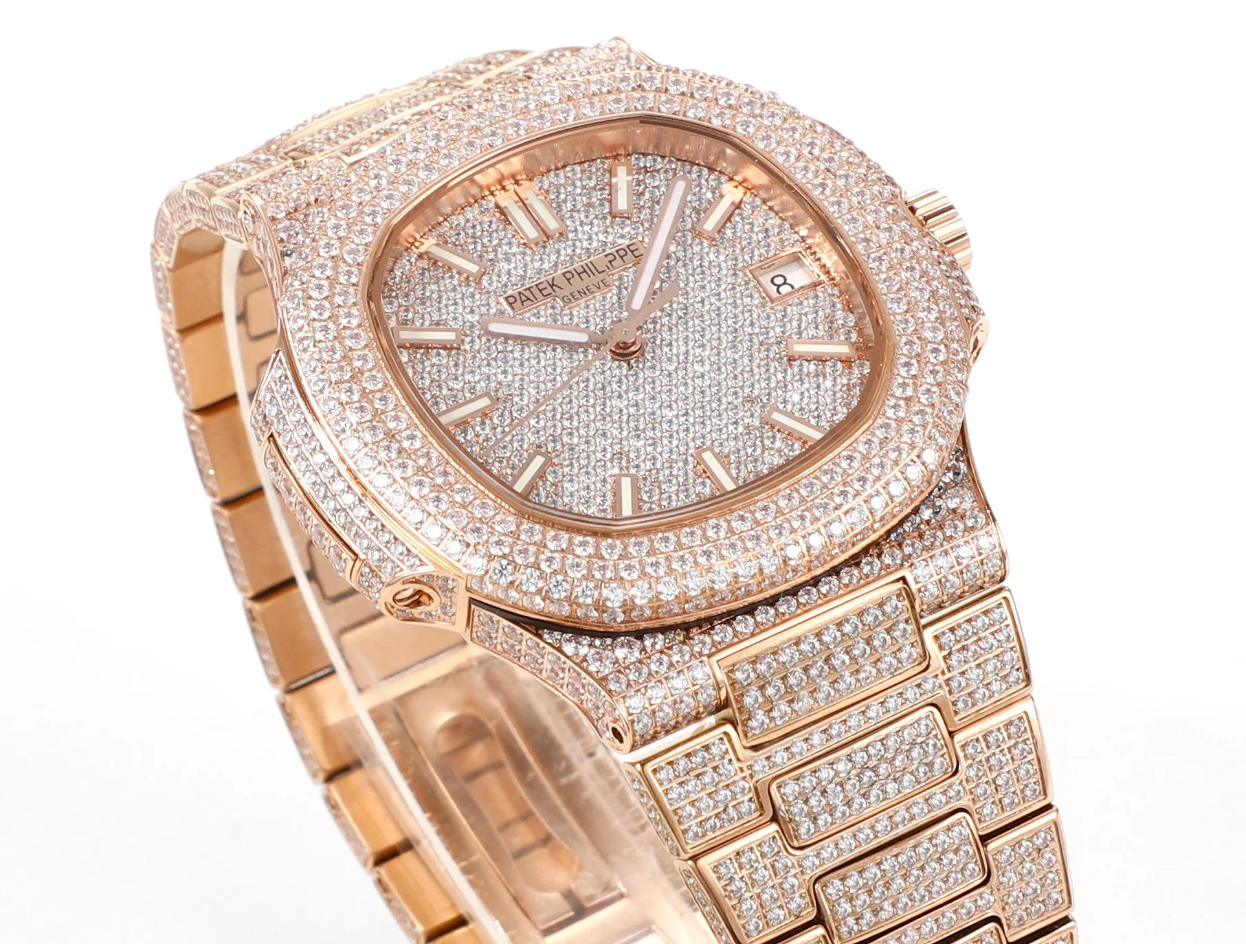 Patek Philippe Rose Gold Diamond Watch - Bestter Watches