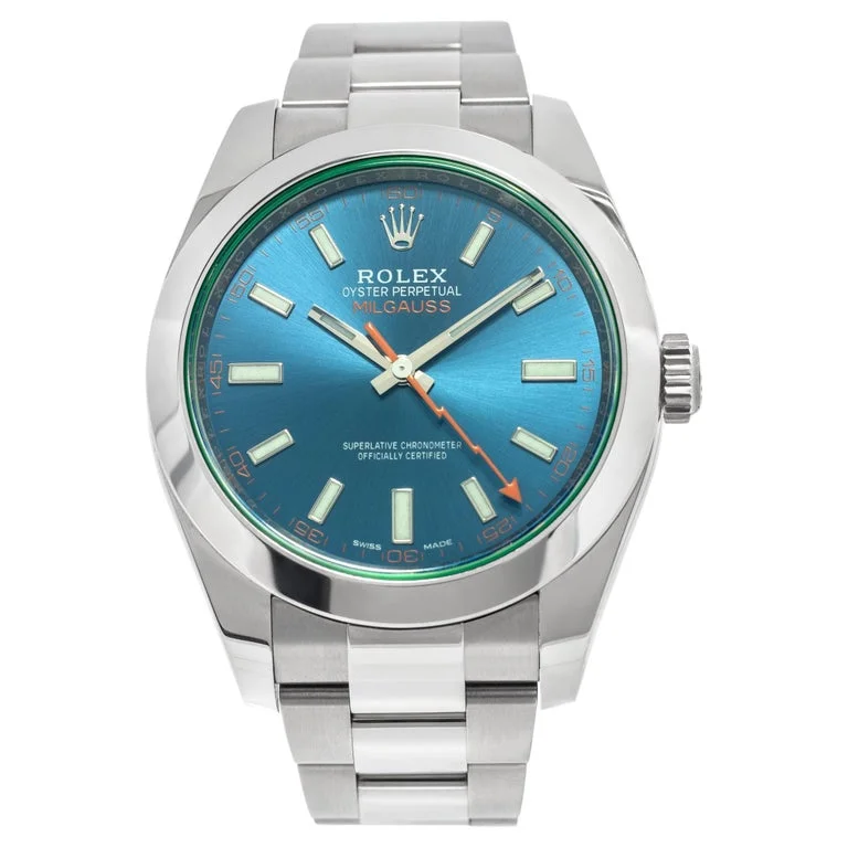 Superclone Rolex Milgauss 40mm Blue Dial 116400GV - Bestter Watches