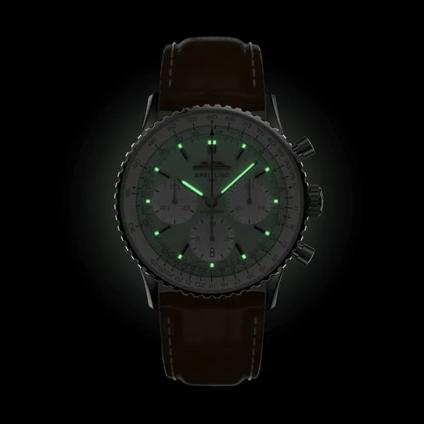 Breitling Navitimer Men Automatic Mint Alligator Watch AB0139211L1P1 - Bestter Watches