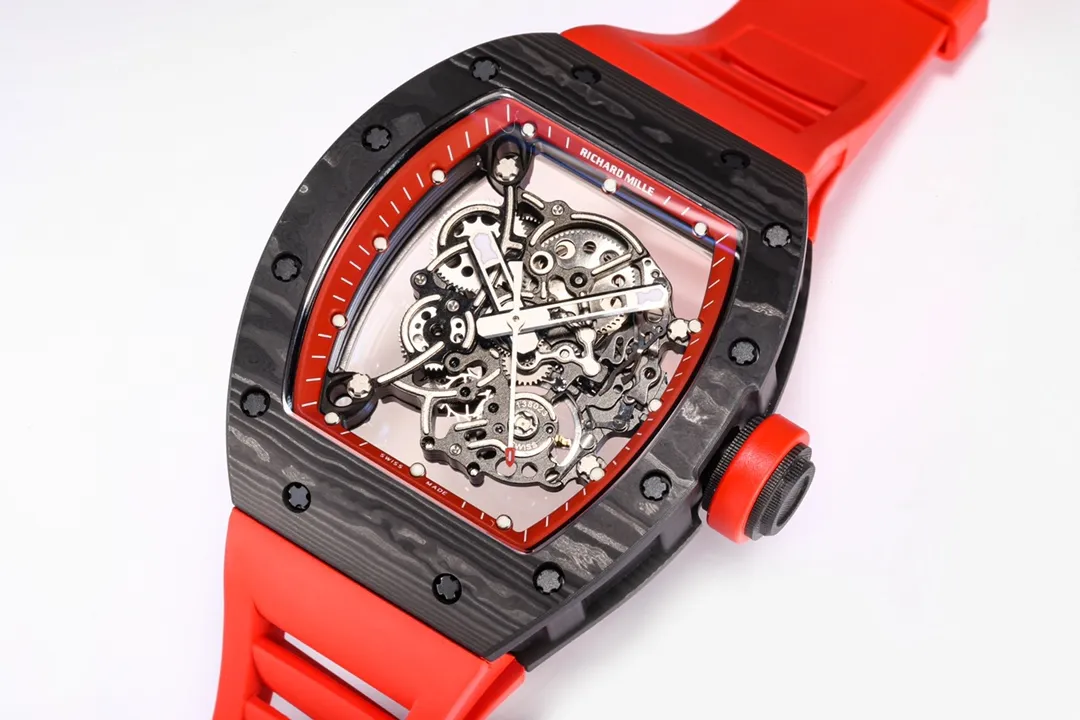 Richard Mille RM055 Red Carbon Fiber Watch - Bestter Watches