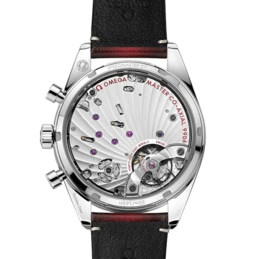 Omega Speedmaster Men Automatic Red Leather Watch O33212415111001 - Bestter Watches