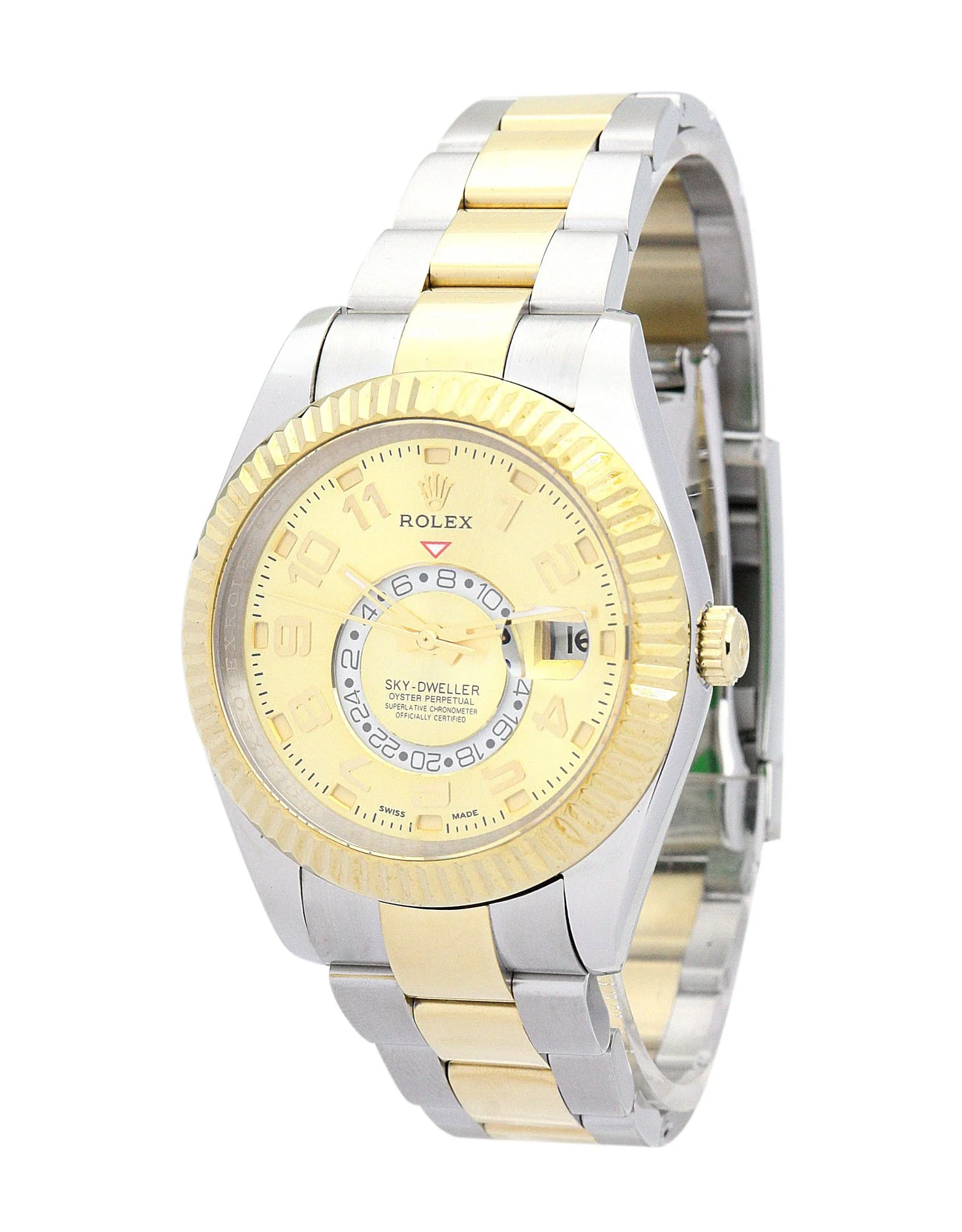 Rolex Sky-Dweller 42mm Gold Dial 326938 - Bestter Watches