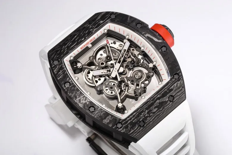 Richard Mille RM055 Black Carbon Fiber Watch - Bestter Watches