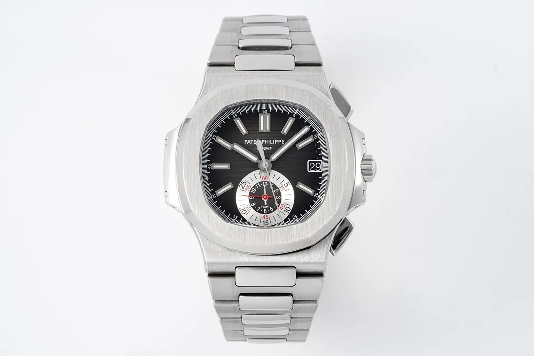 Patek Philippe 5980 Silver Black Watch - Bestter Watches