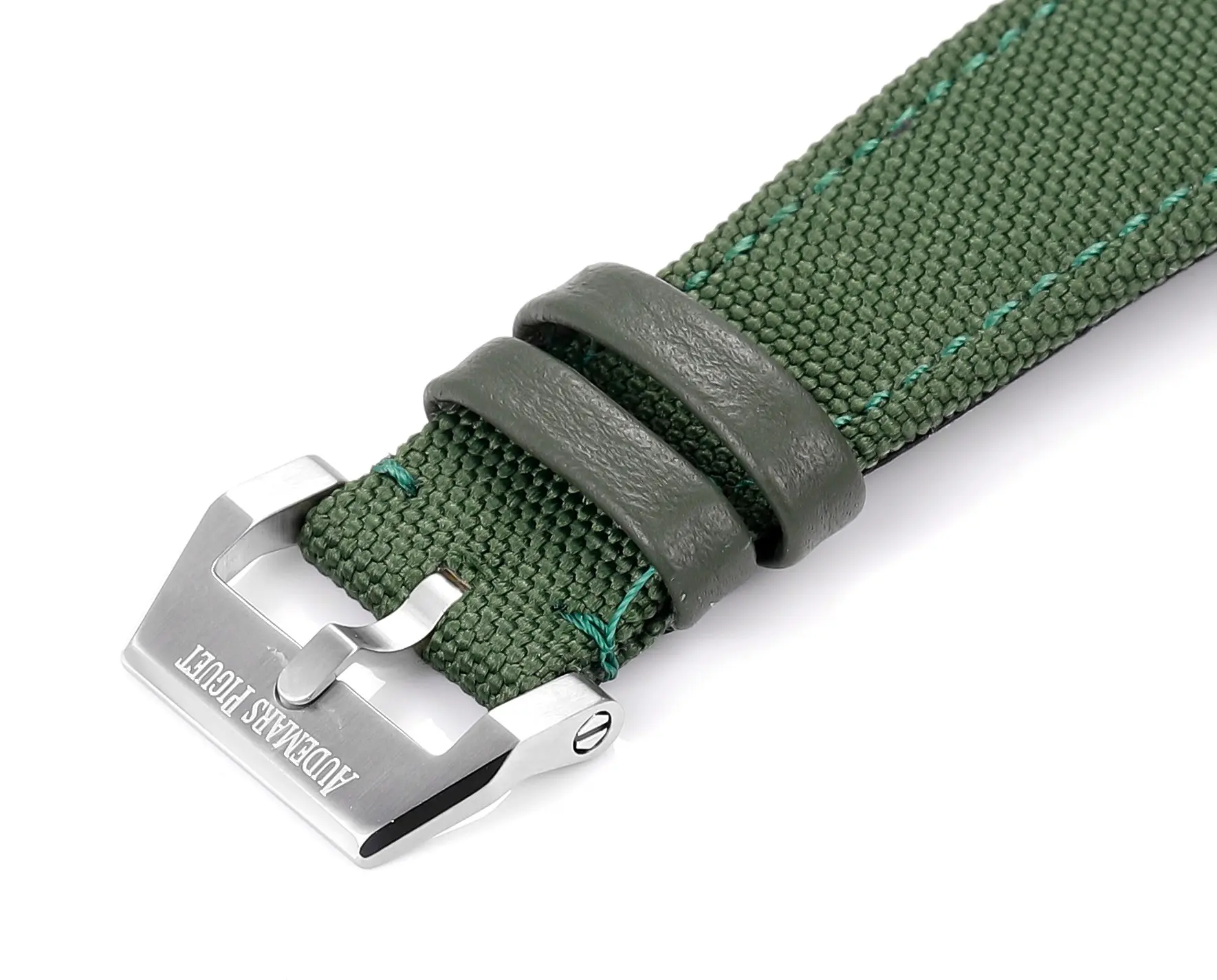 watch Audemars Piguet CODE 11.59 Green Dial Stainless Steel Watch with Fabric Strap - Bestter Watches