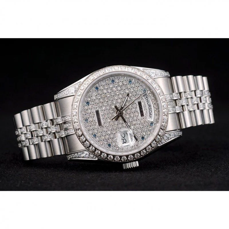 Rolex Day-Date 36mm Diamond Dial 41985 - Bestter Watches