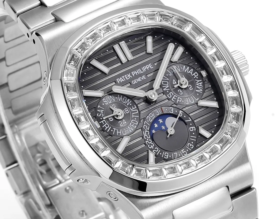 Patek Philippe Nautilus Grey Complication Watch - Bestter Watches