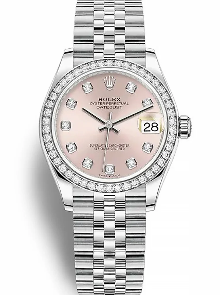 Rolex Datejust 31mm Pink Dial 278384RBR - Bestter Watches