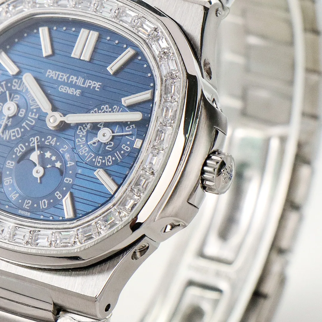 Patek Philippe Blue Nautilus Perpetual Watch - Bestter Watches